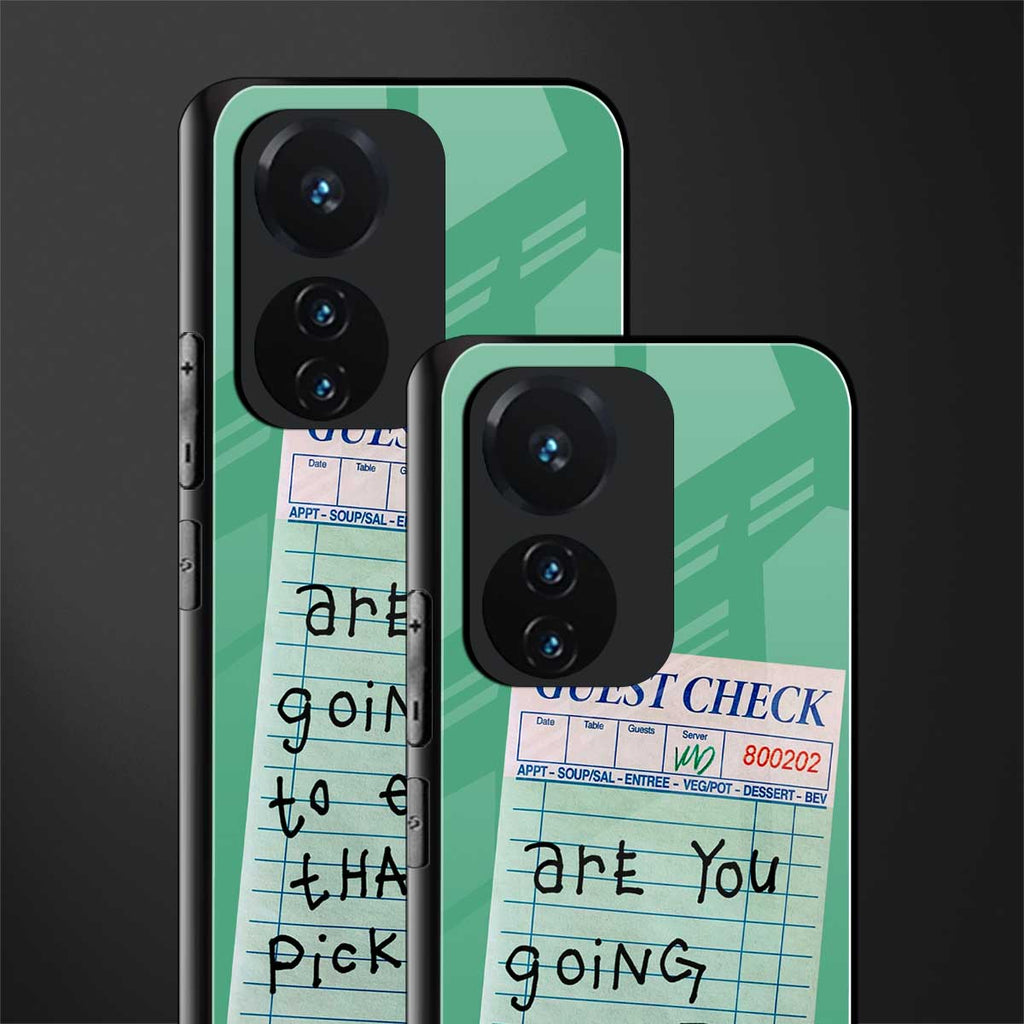 eat that pickle back phone cover | glass case for vivo t1 44w 4g