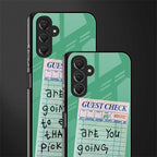 eat that pickle back phone cover | glass case for samsun galaxy a24 4g