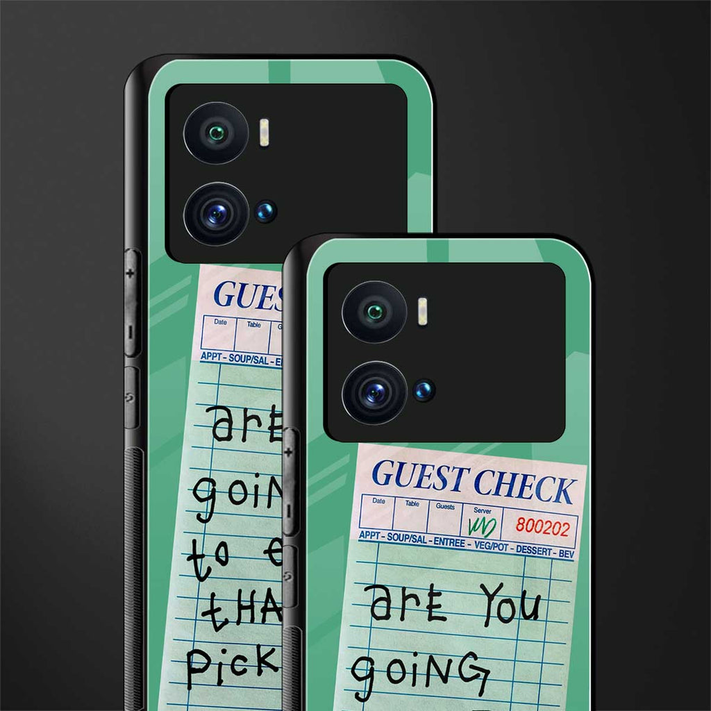 eat that pickle back phone cover | glass case for iQOO 9 Pro