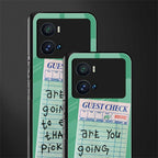 eat that pickle back phone cover | glass case for iQOO 9 Pro