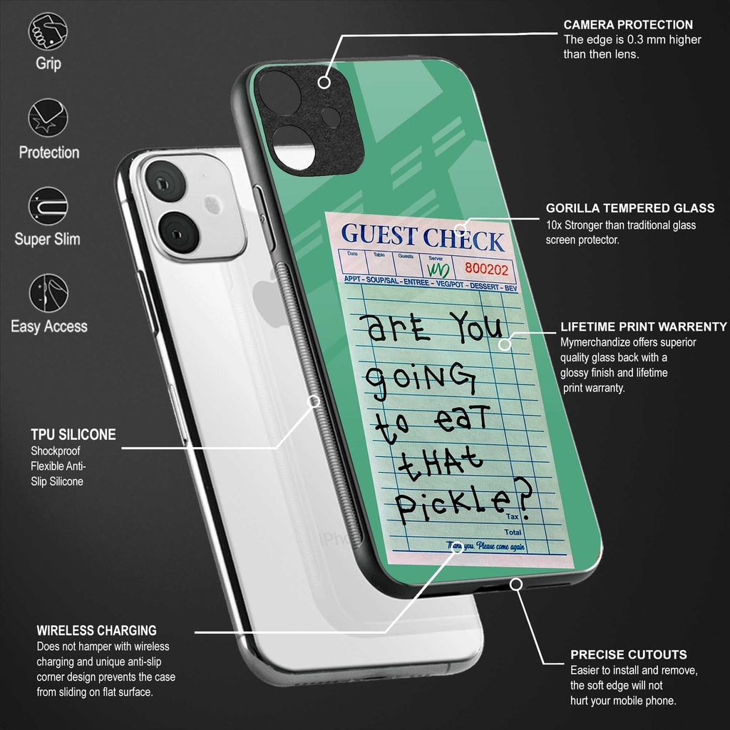 eat that pickle glass case for redmi 9 power image-4