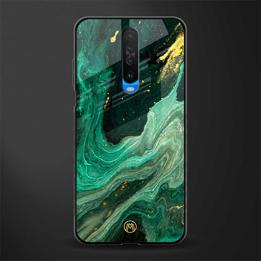 emerald pool glass case for poco x2 image