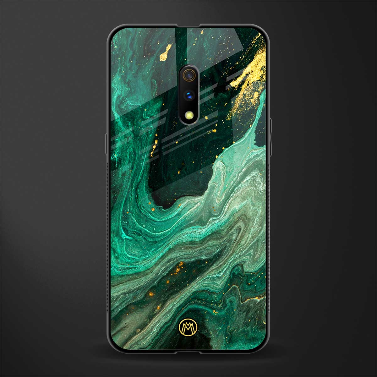 emerald pool glass case for realme x image