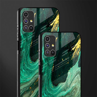 emerald pool glass case for samsung galaxy m31s image-2