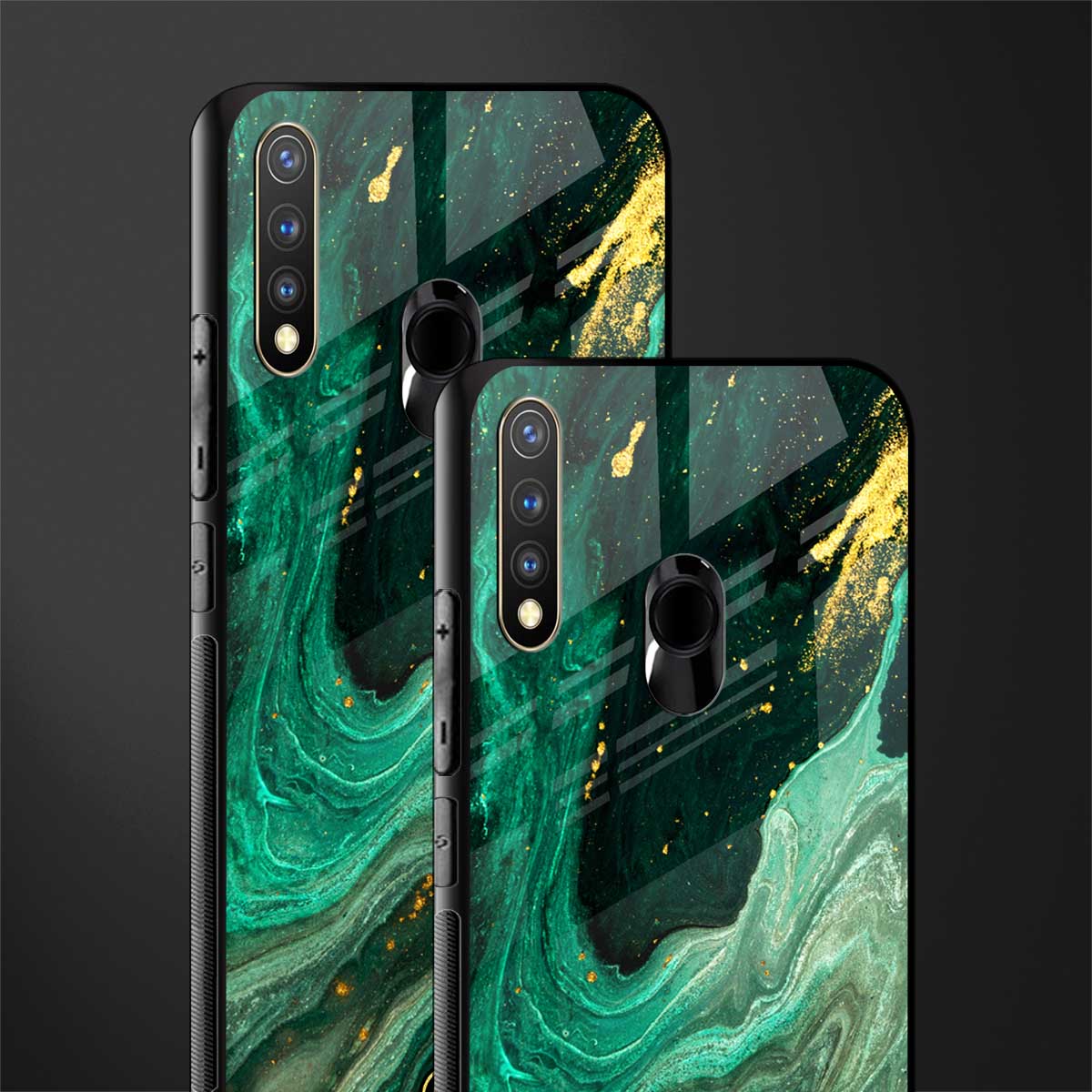 emerald pool glass case for vivo u20 image-2