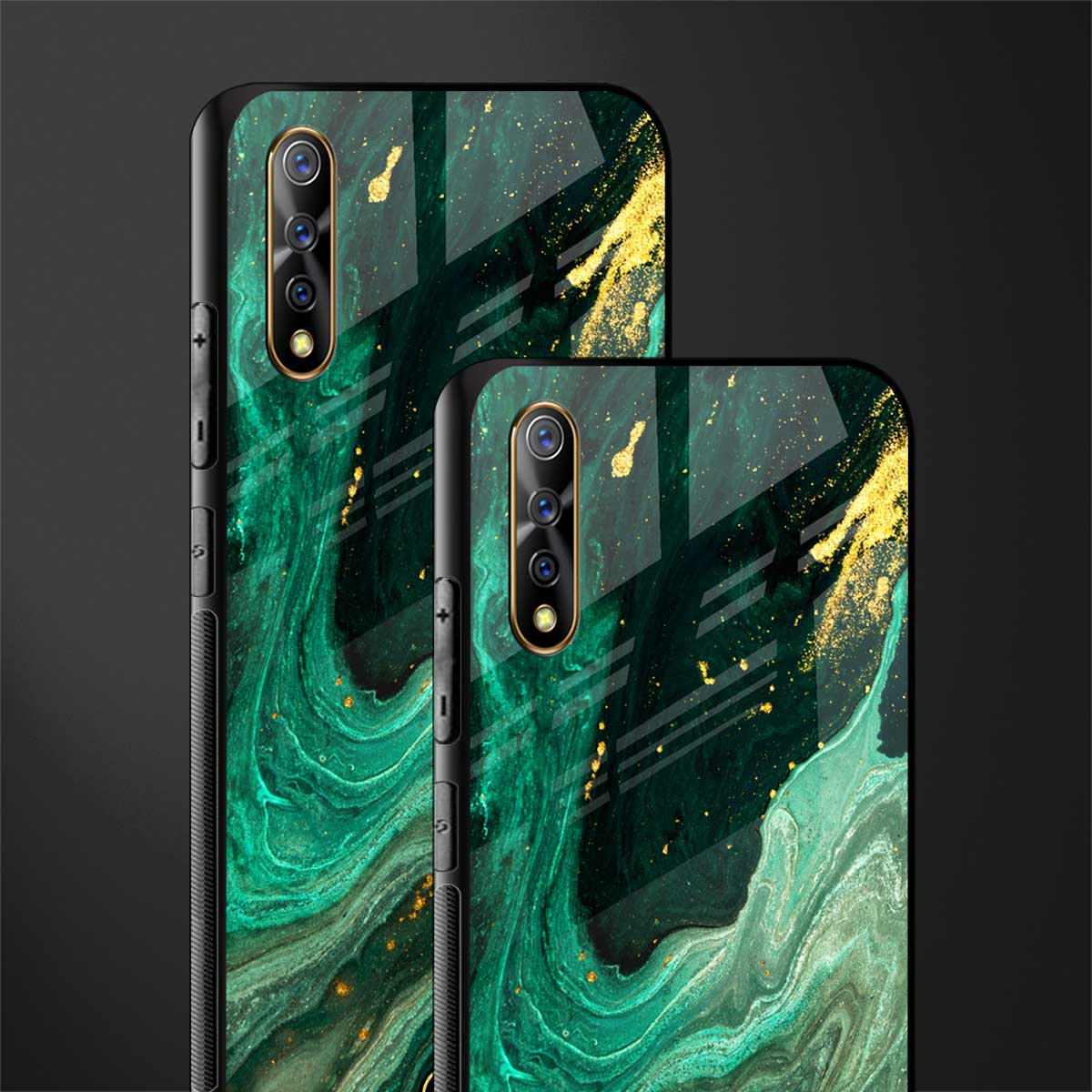 emerald pool glass case for vivo z1x image-2