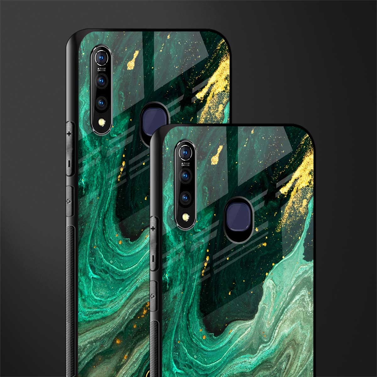 emerald pool glass case for vivo z1 pro image-2