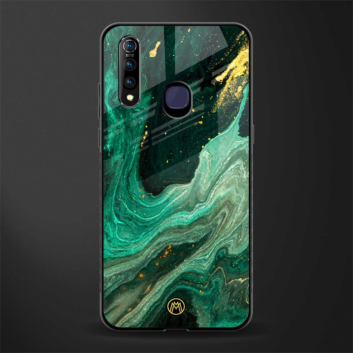 emerald pool glass case for vivo z1 pro image