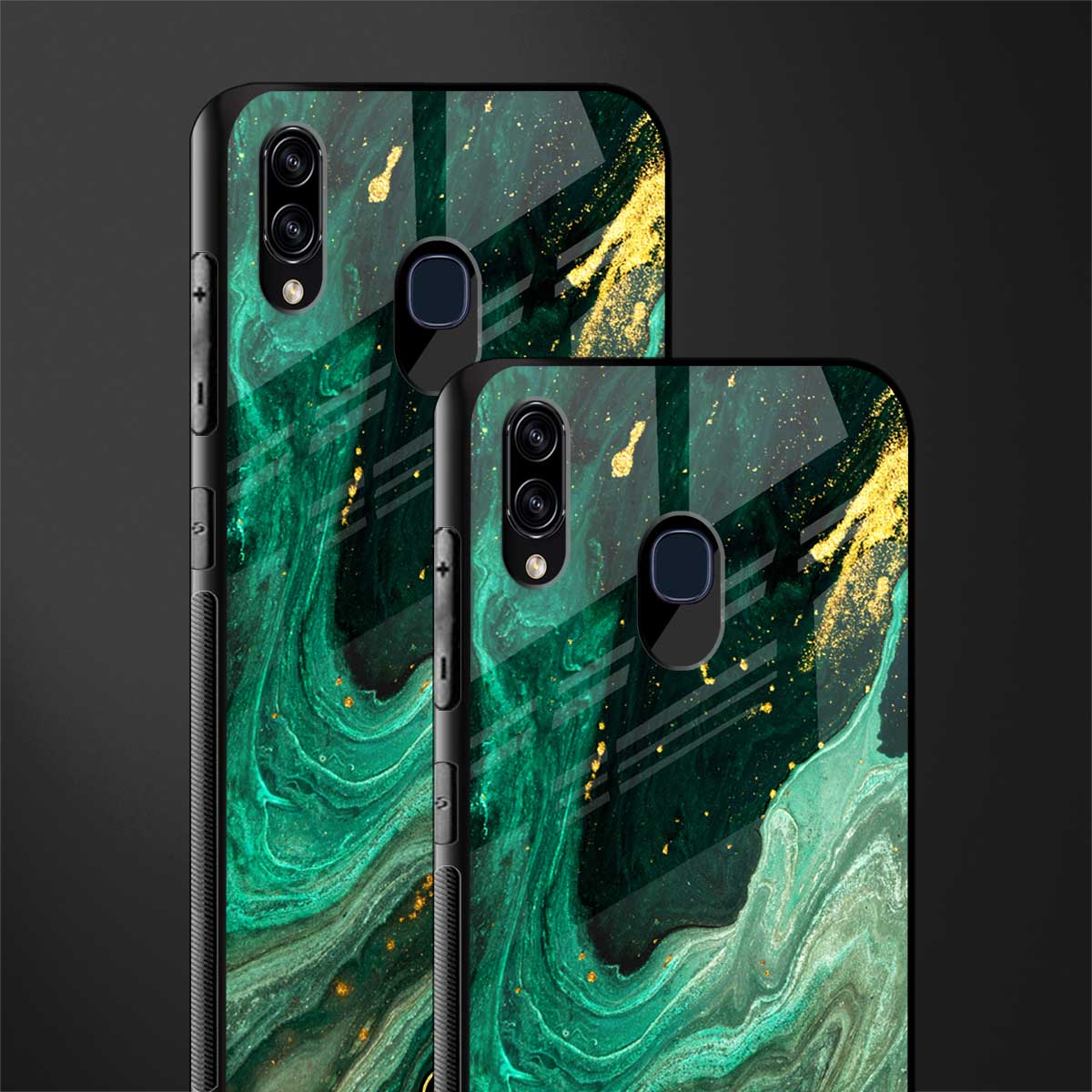 emerald pool glass case for samsung galaxy a30 image-2