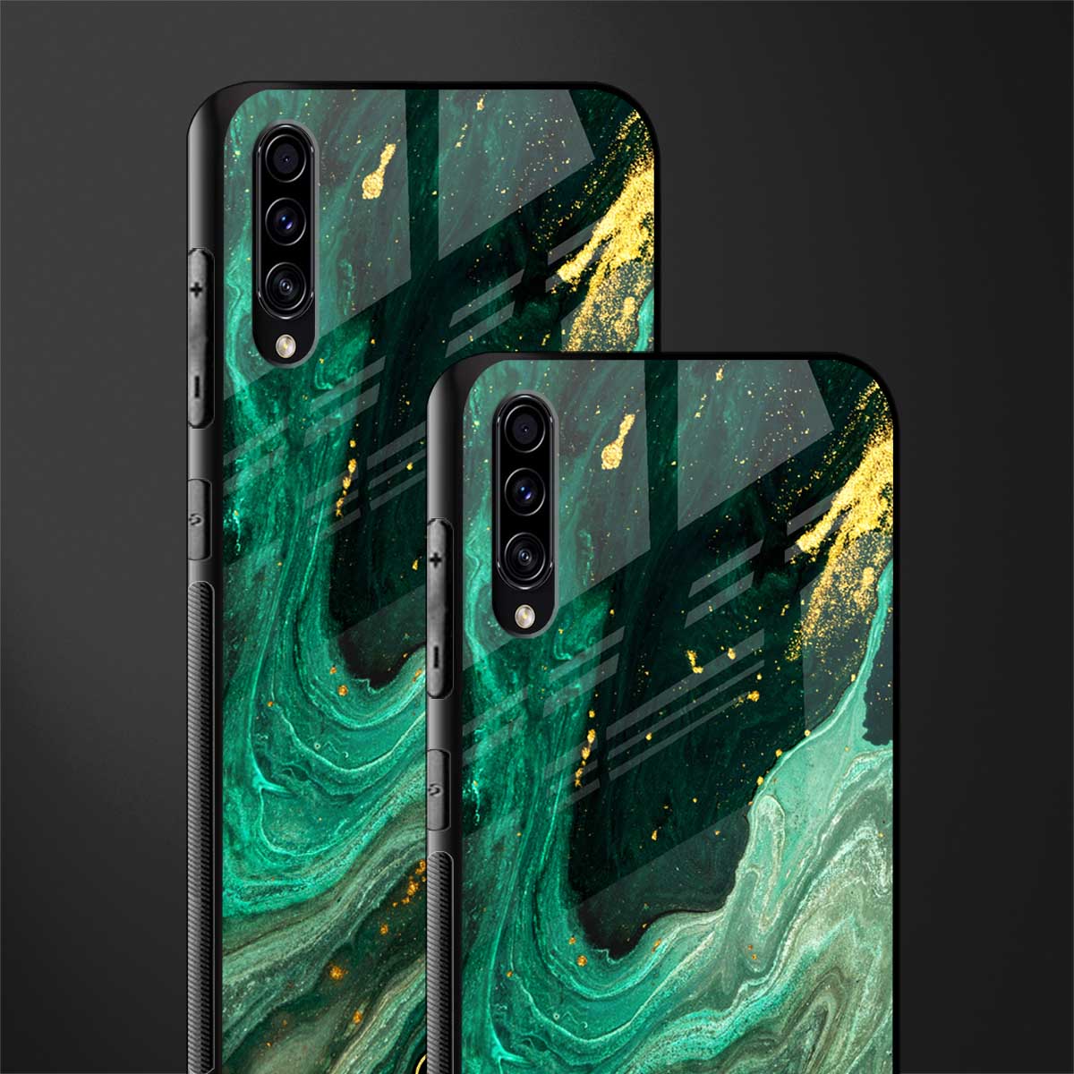 emerald pool glass case for samsung galaxy a70 image-2