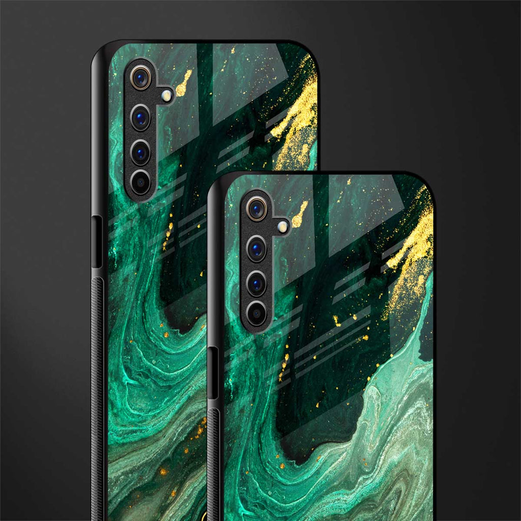 emerald pool glass case for realme 6 image-2