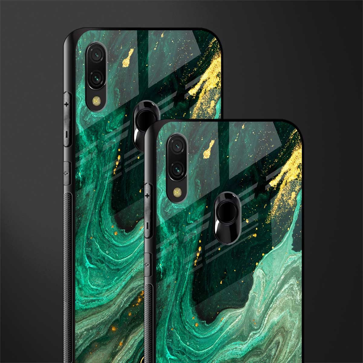 emerald pool glass case for redmi note 7 image-2