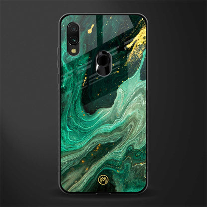 emerald pool glass case for redmi y3 image