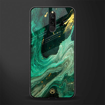 emerald pool glass case for redmi 8 image