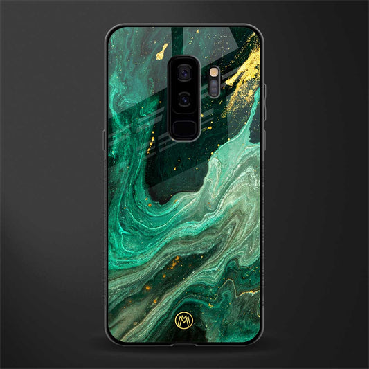 emerald pool glass case for samsung galaxy s9 plus image
