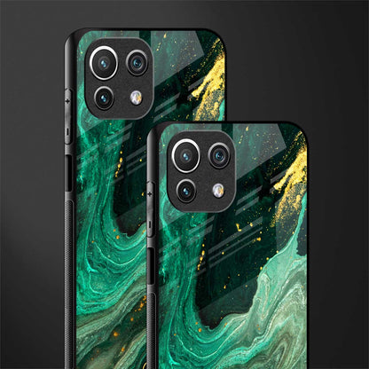 emerald pool glass case for mi 11 lite image-2