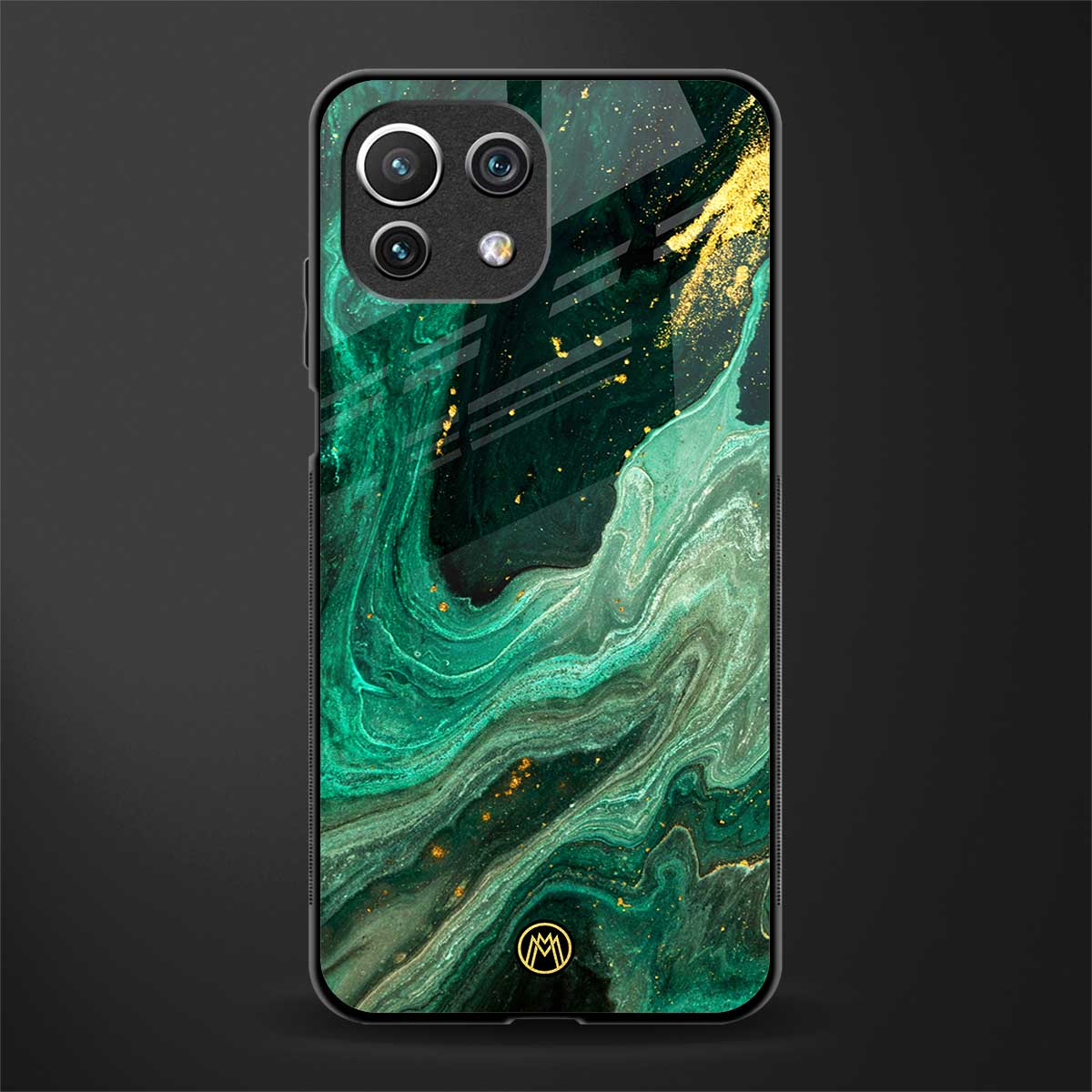 emerald pool glass case for mi 11 lite image