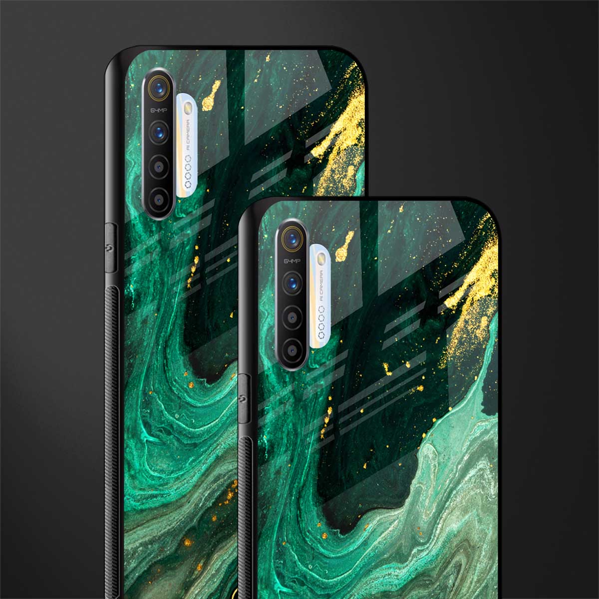 emerald pool glass case for realme x2 image-2