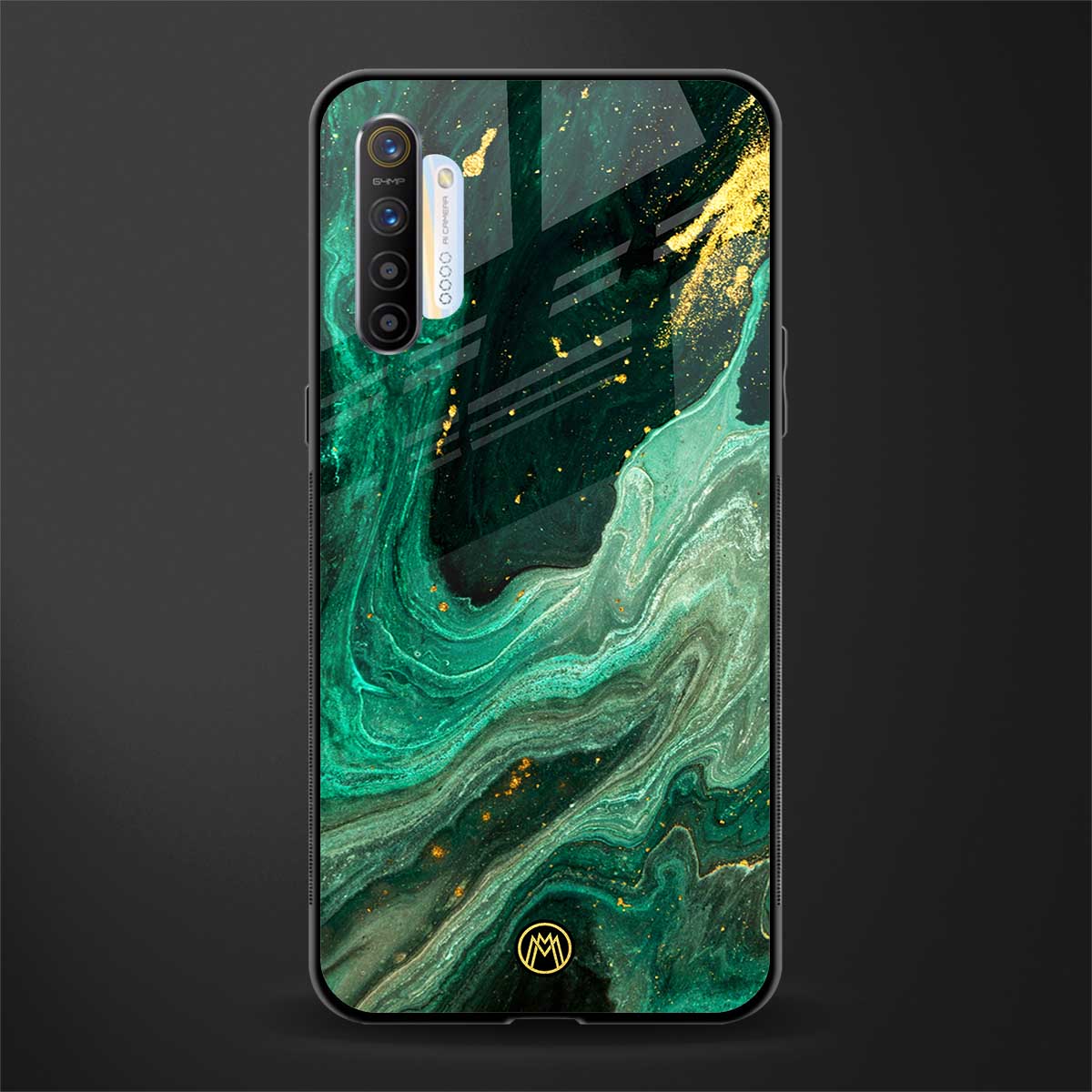 emerald pool glass case for realme x2 image