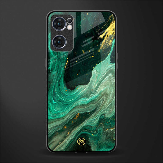 emerald pool glass case for oppo reno7 5g image