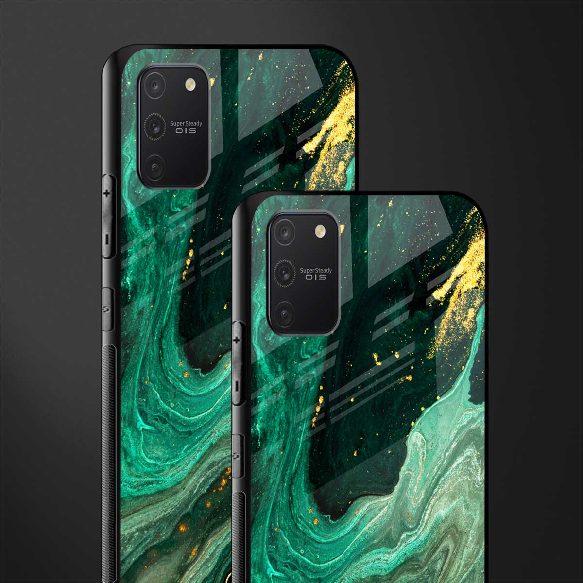emerald pool glass case for samsung galaxy a91 image-2