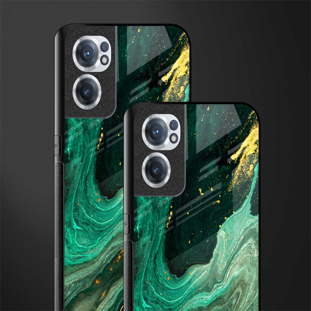 emerald pool glass case for oneplus nord ce 2 5g image-2