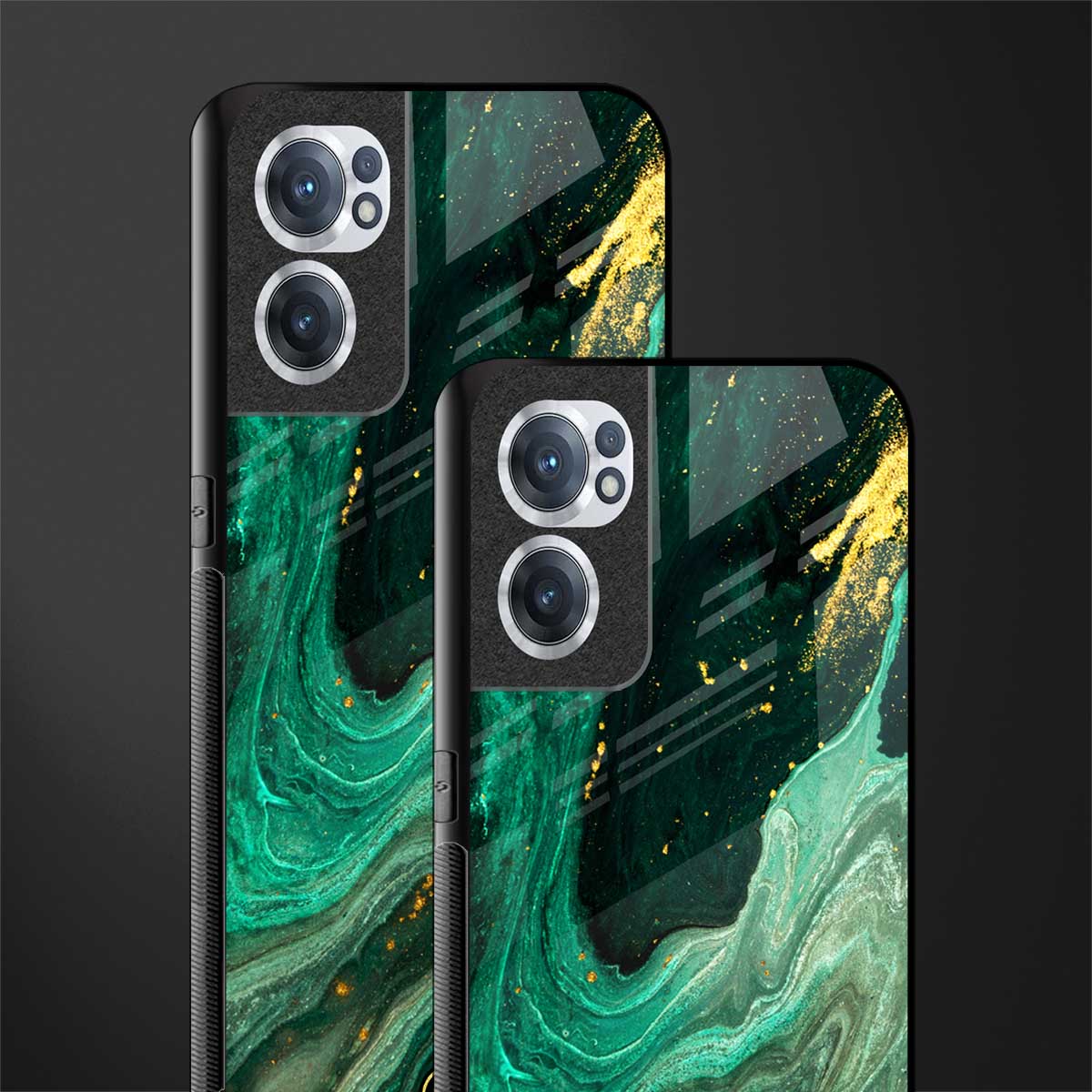 emerald pool glass case for oneplus nord ce 2 5g image-2