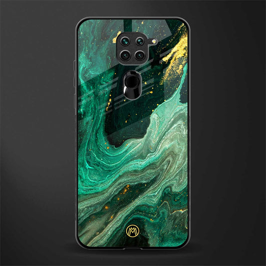 emerald pool glass case for redmi note 9 image