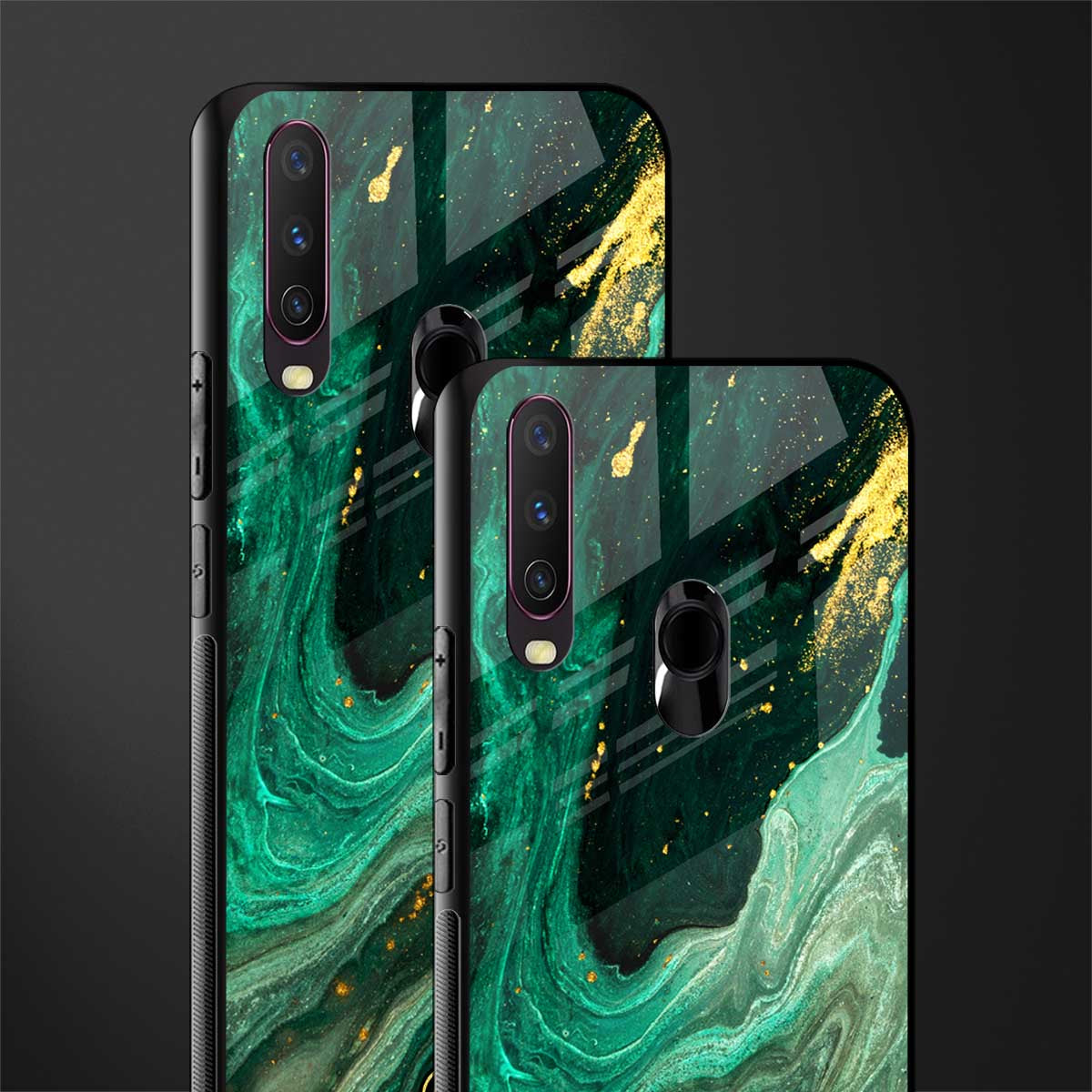emerald pool glass case for vivo y17 image-2