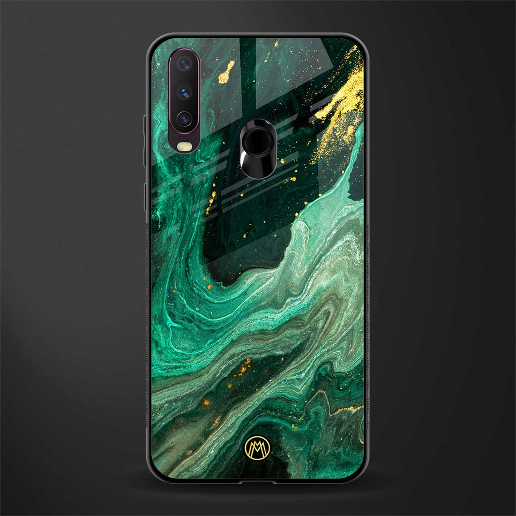 emerald pool glass case for vivo y17 image