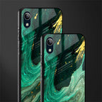 emerald pool glass case for vivo y1s without fingerprint image-2