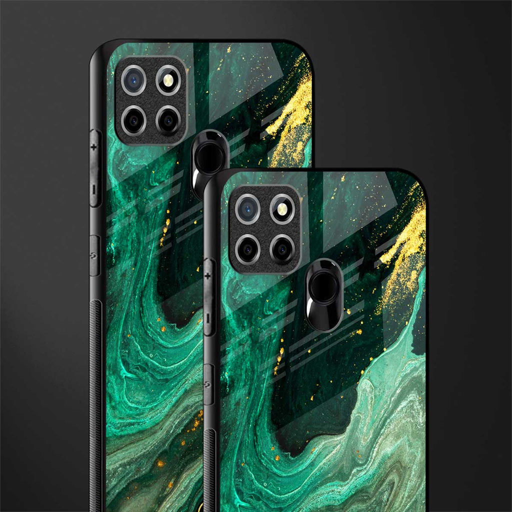 emerald pool glass case for realme narzo 20 image-2