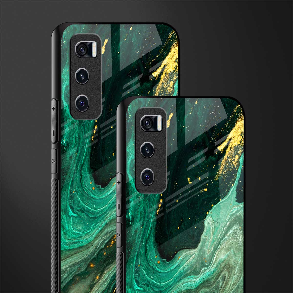 emerald pool glass case for vivo v20 se image-2