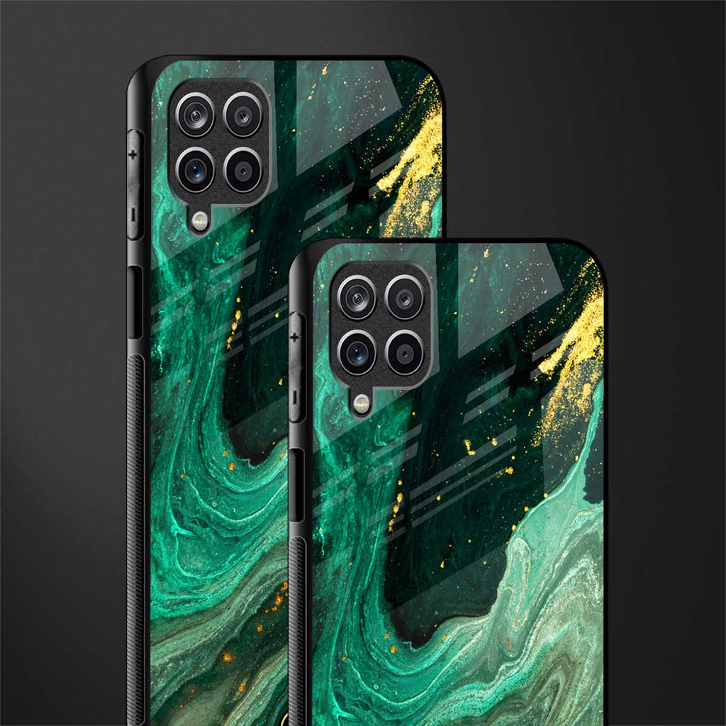 emerald pool glass case for samsung galaxy a12 image-2