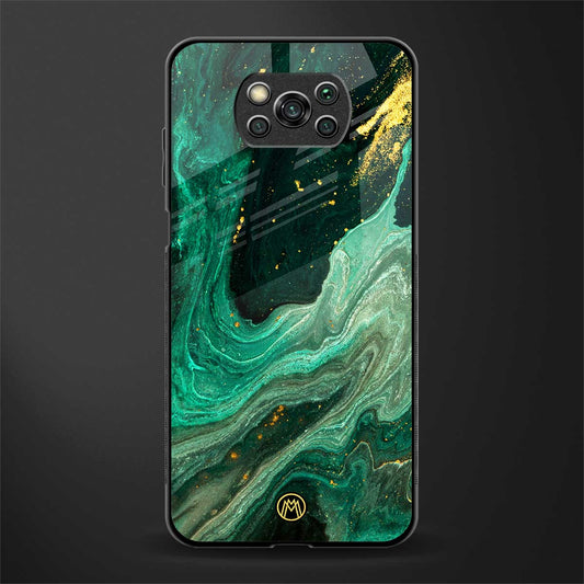 emerald pool glass case for poco x3 pro image