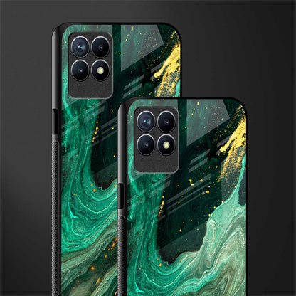 emerald pool glass case for realme 8i image-2