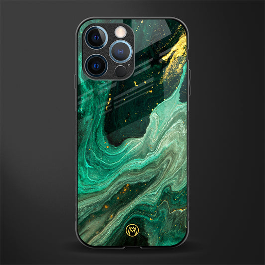 emerald pool glass case for iphone 12 pro image
