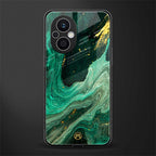 emerald pool back phone cover | glass case for oppo f21 pro 5g