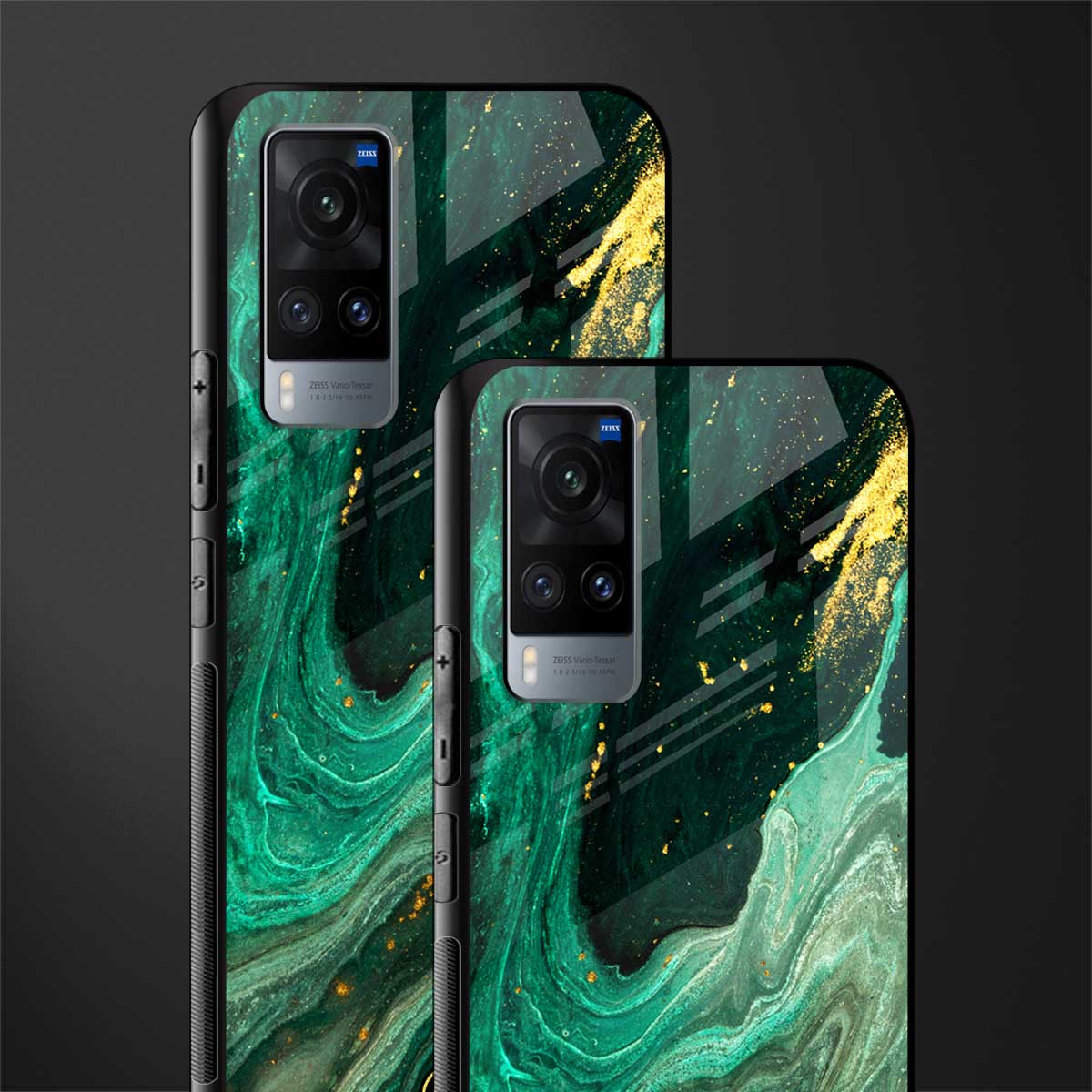 emerald pool glass case for vivo x60 image-2