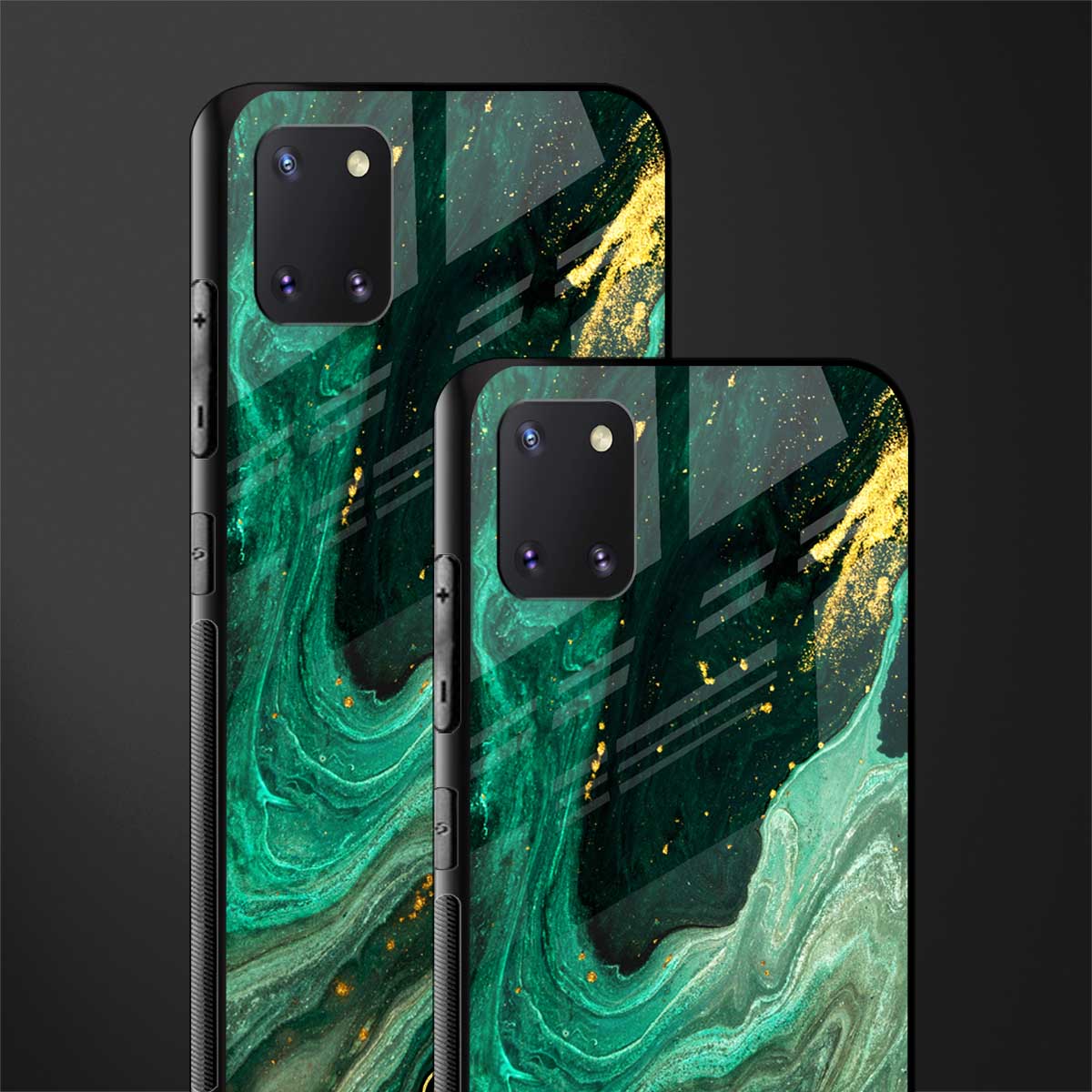emerald pool glass case for samsung a81 image-2