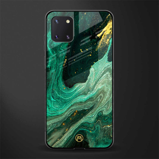 emerald pool glass case for samsung a81 image