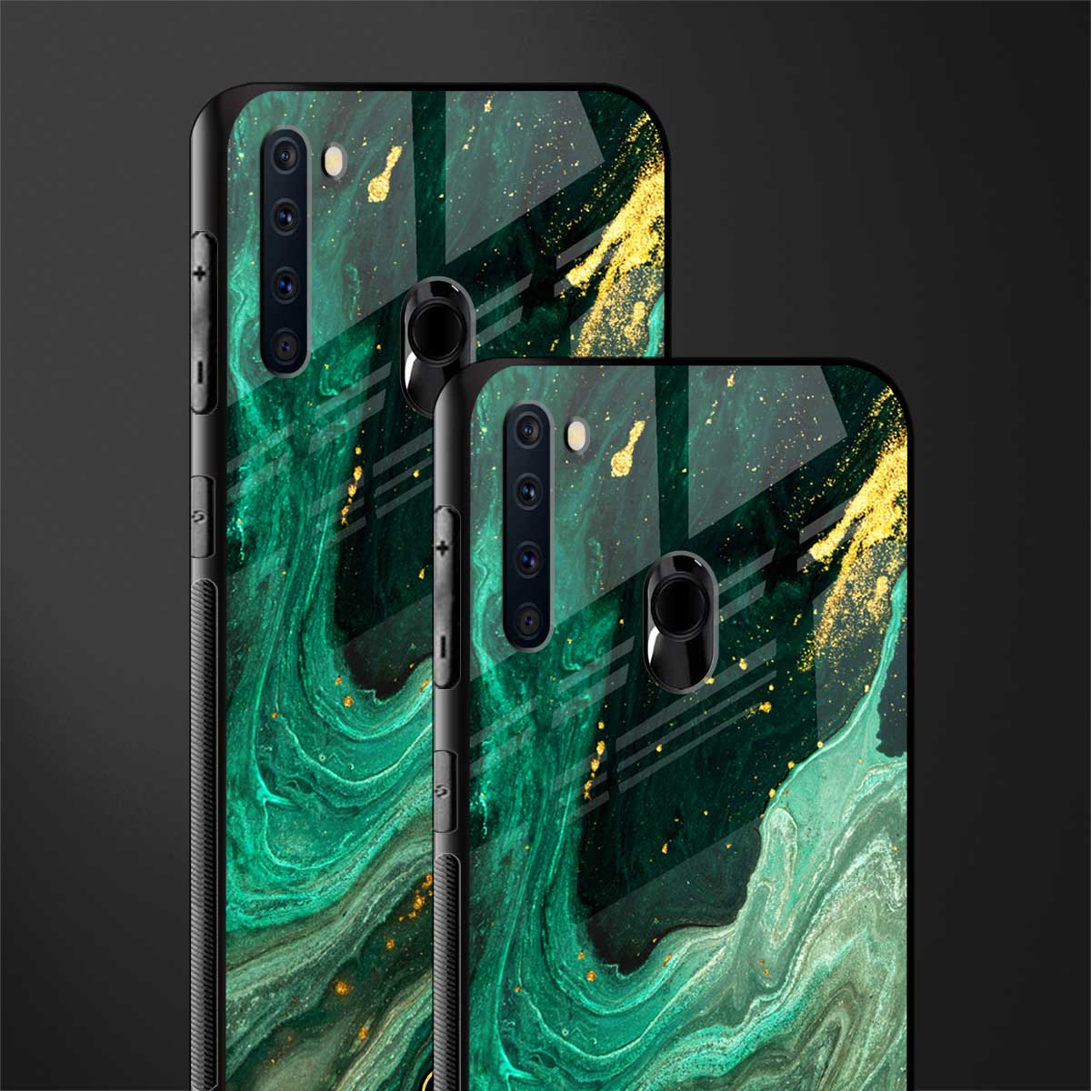 emerald pool glass case for samsung a21 image-2