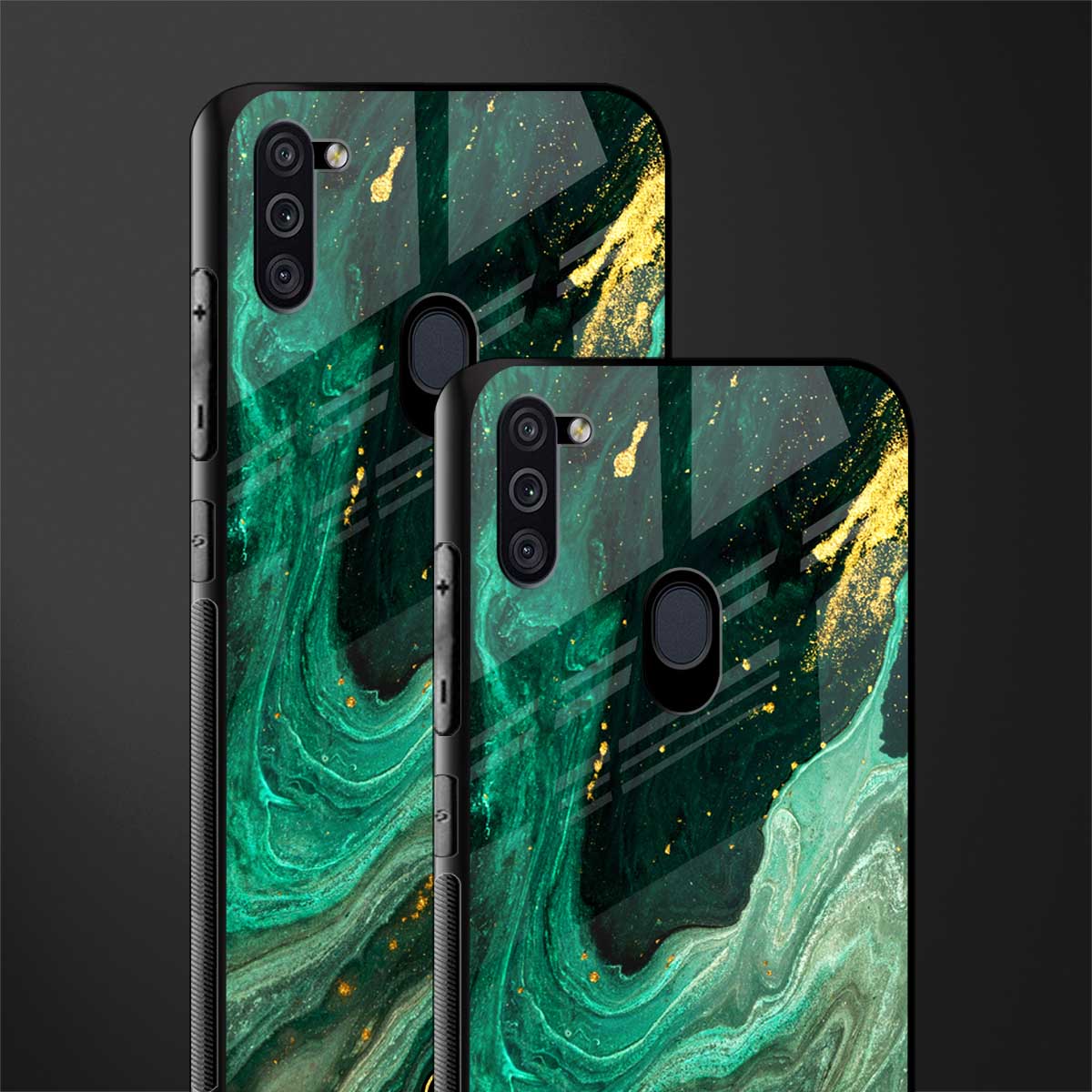 emerald pool glass case for samsung a11 image-2