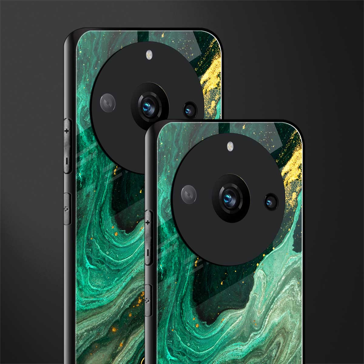 emerald pool back phone cover | glass case for realme 11 pro 5g