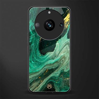 emerald pool back phone cover | glass case for realme 11 pro 5g