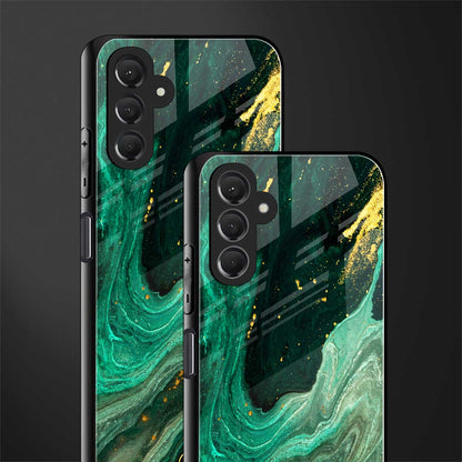 emerald pool back phone cover | glass case for samsun galaxy a24 4g