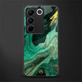 emerald pool back phone cover | glass case for vivo v27 pro 5g
