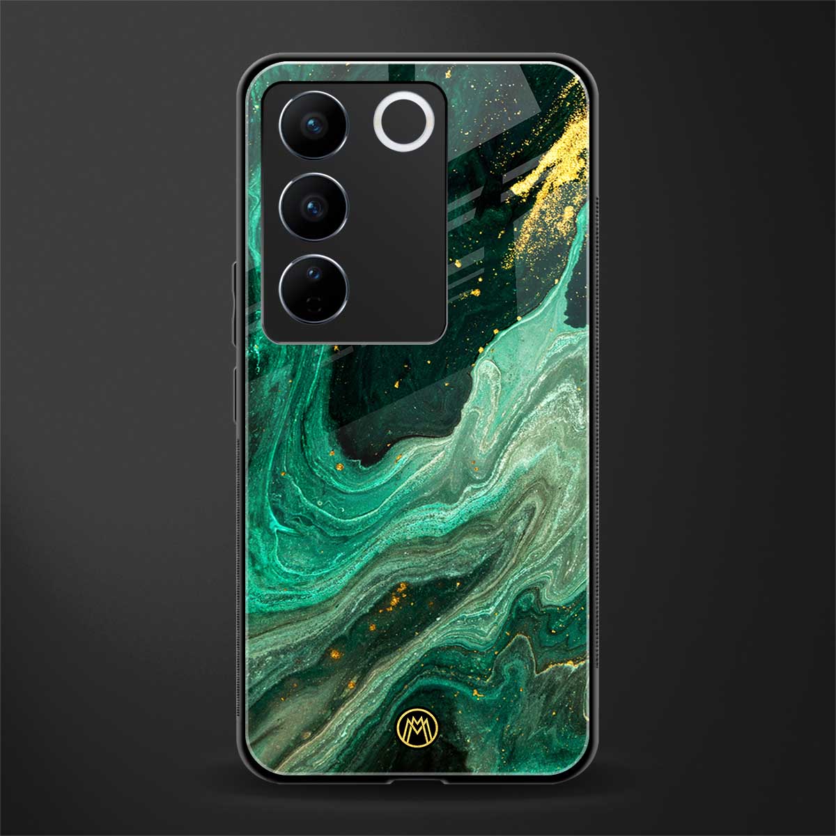 emerald pool back phone cover | glass case for vivo v27 pro 5g