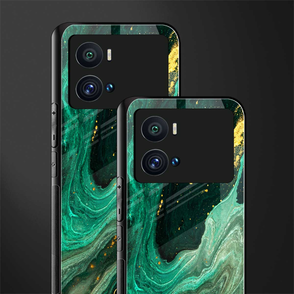 emerald pool back phone cover | glass case for iQOO 9 Pro