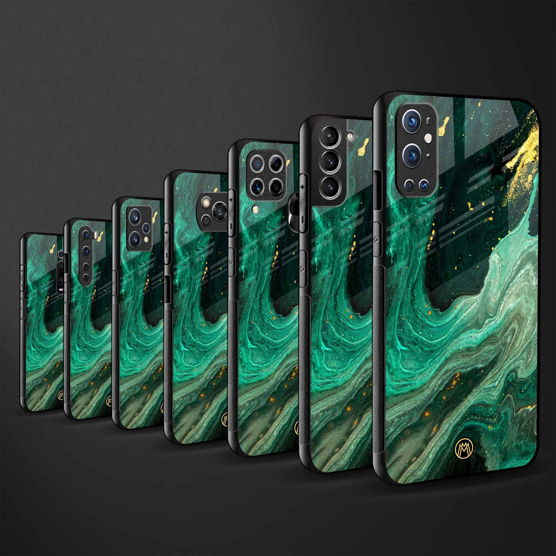 emerald pool glass case for vivo v23 5g image-3